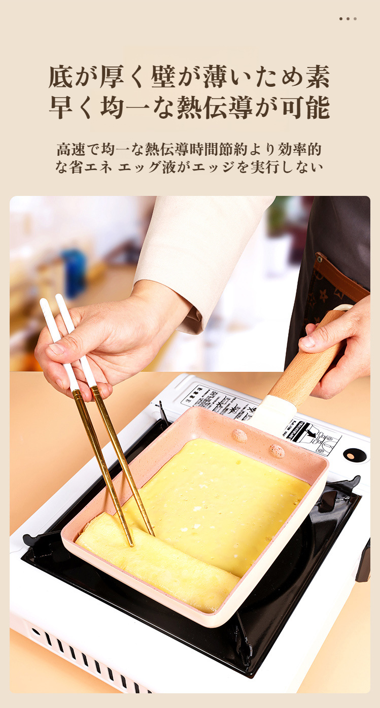 丈夫で長持ちするダイカスト合金フライパン