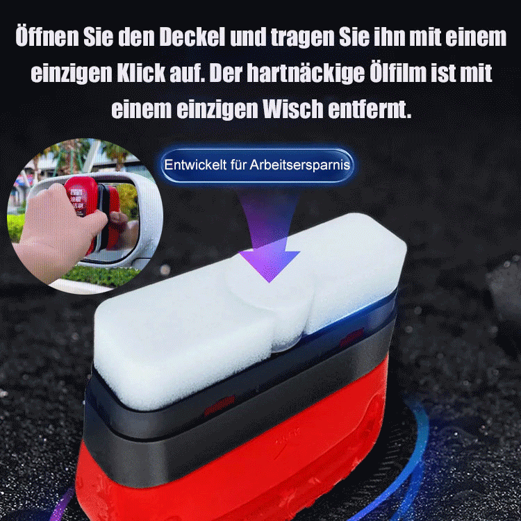 Kraftvoller Reinigungsbürste für Ölfilm auf Autoscheiben