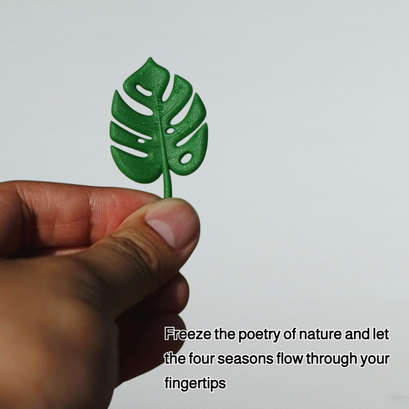 Leaf refrigerator sticker