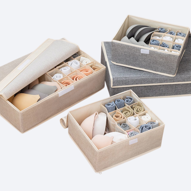 布製アンダーウェア収納ボックス