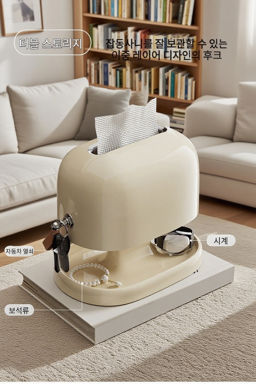 주방과 거실에 어울리는 세련된 휴지통