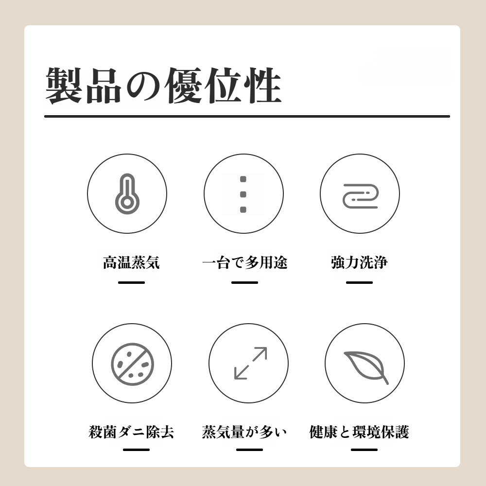 ハンドヘルド高温スチームクリーナーでキッチン掃除