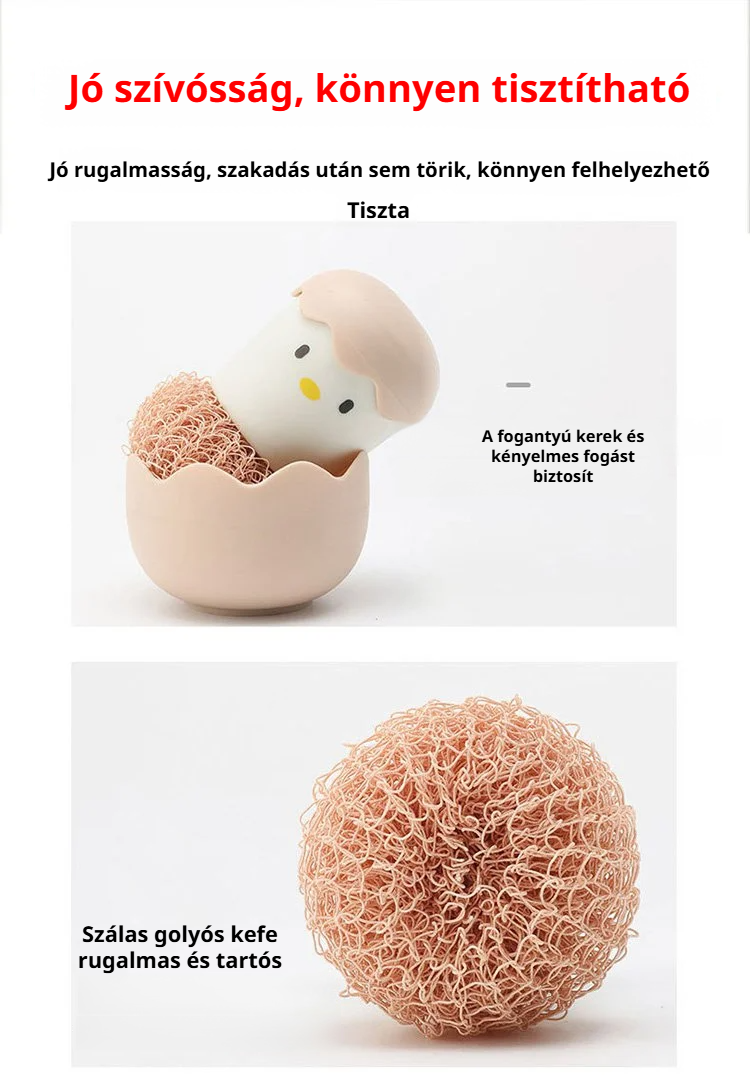 Kreatív ajándék ötlet – tojáshéj kefe