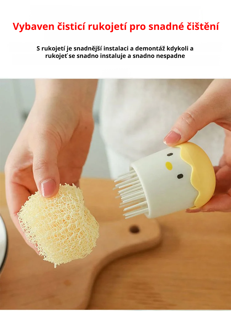 Kreativní čisticí koule na koupelnu