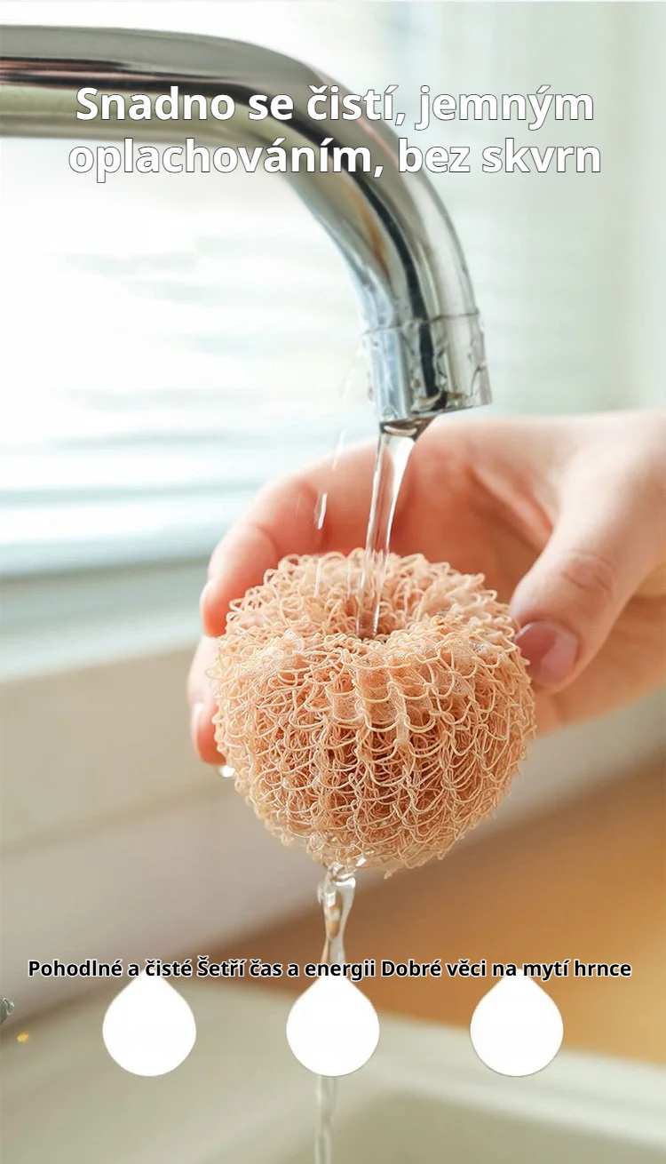 Barevná čisticí koule z vláken