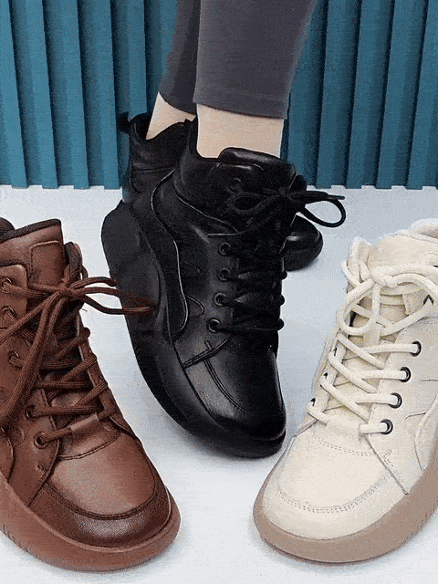 Grube buty Martin z łączeniem i ociepleniem