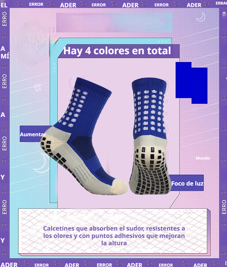 Calcetines elevadores antideslizantes en color negro