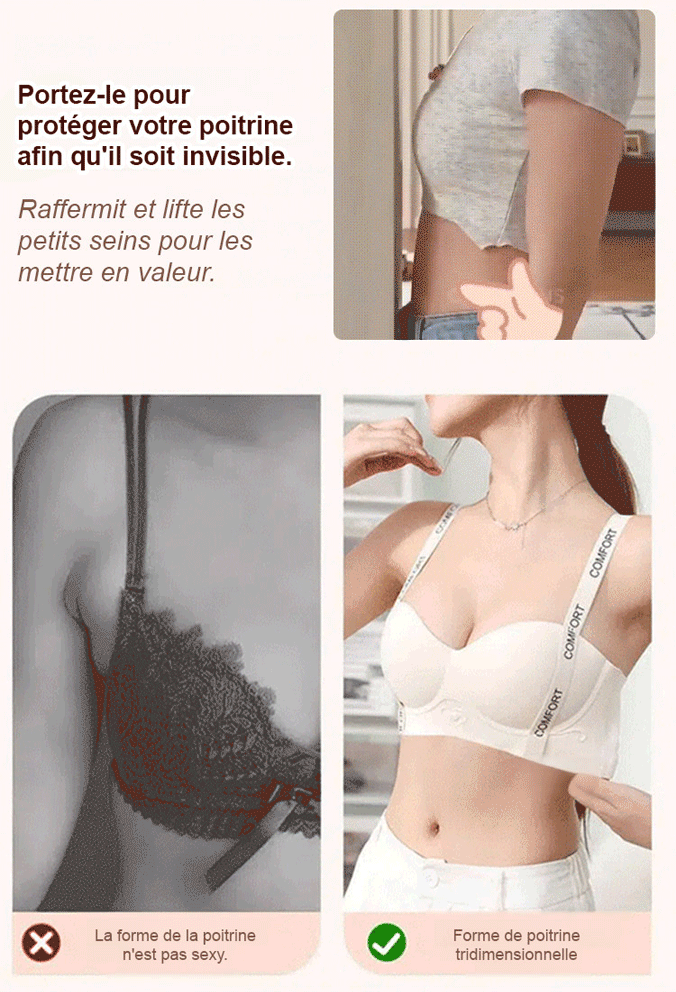 Bretelles en tissu soutien-gorge demi-bonnets
