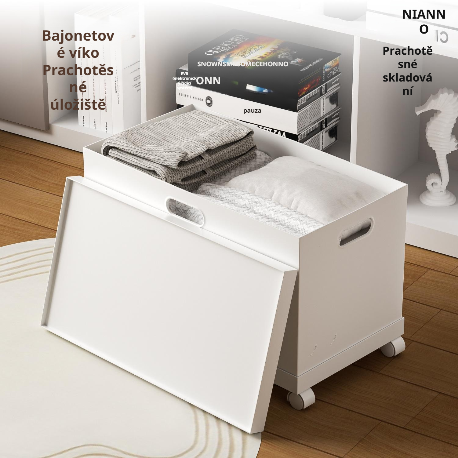  Český: Pravý úhlový japonský knihovní regál úložná krabice domácí skříňka na drobnost