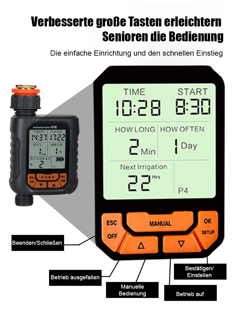 Automatisches Bewässerungs-Timer-Blumenbewässerungssystem