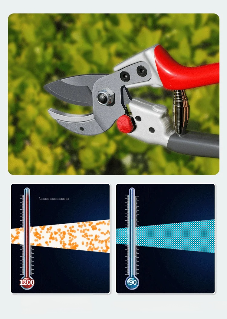 Nożyce ogrodowe z ergonomicznym uchwytem