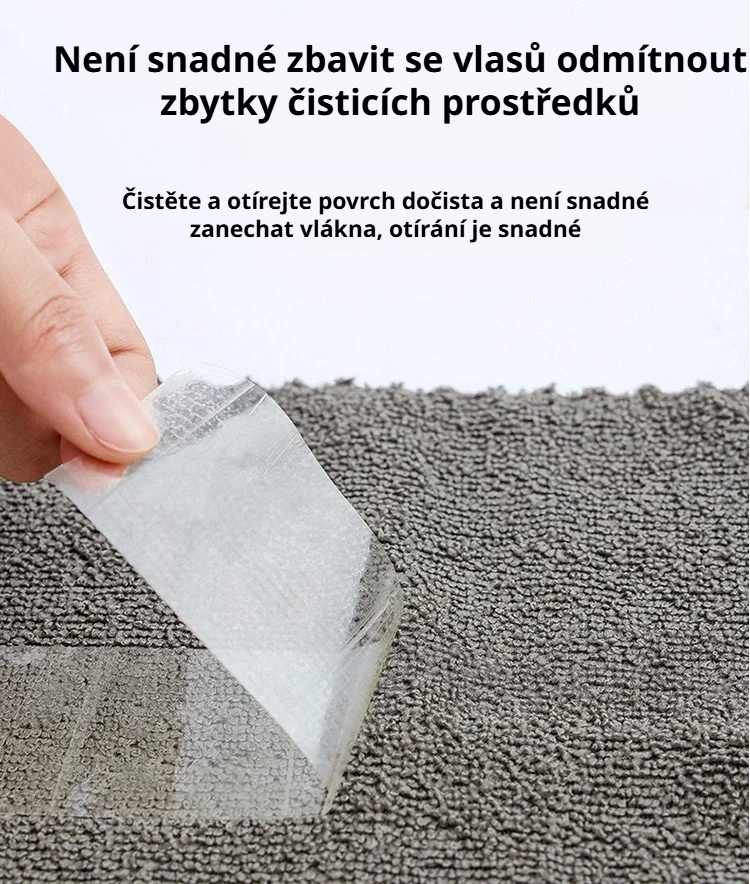 Detail struktury korálového fleecu