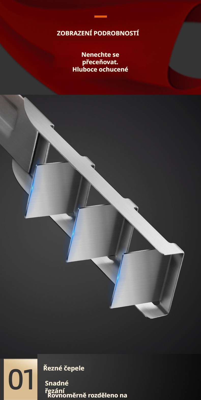 Snadná údržba kráječe na ovoce