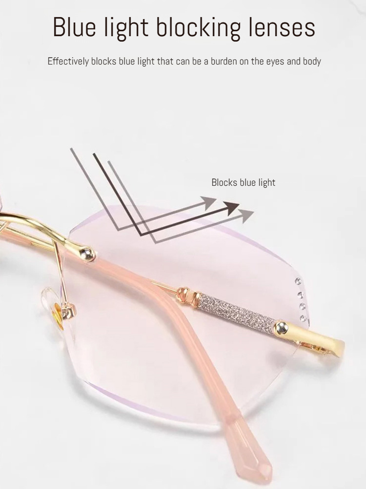 Cheek Color Blue Light Blocking Reading Glasses