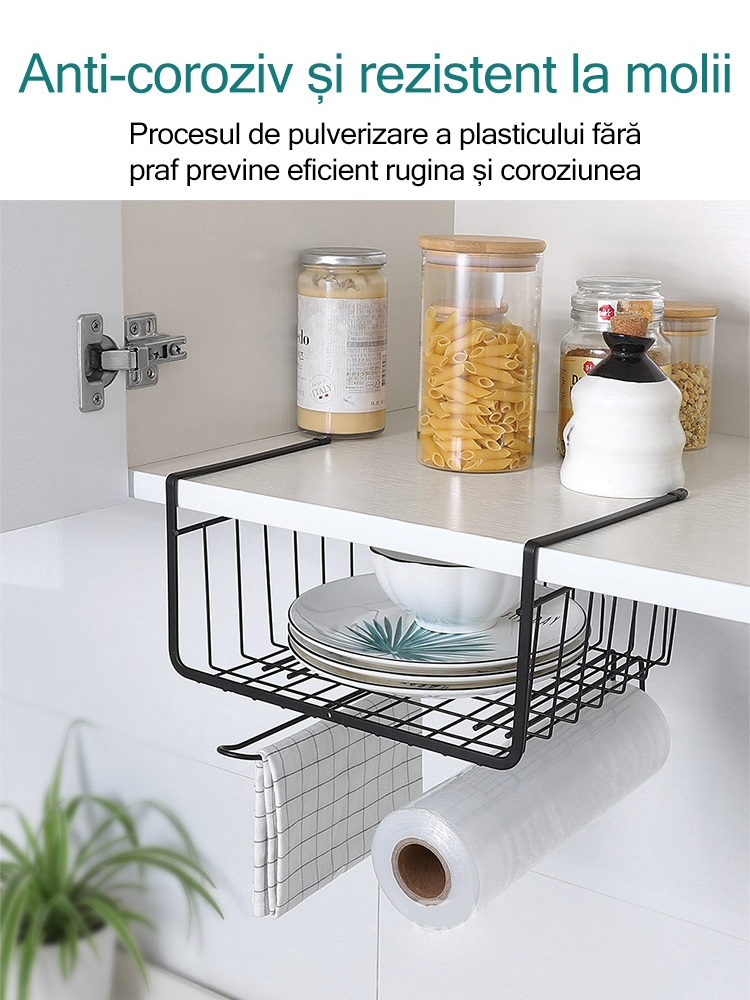 Raft de depozitare suspendat pentru bucătărie
