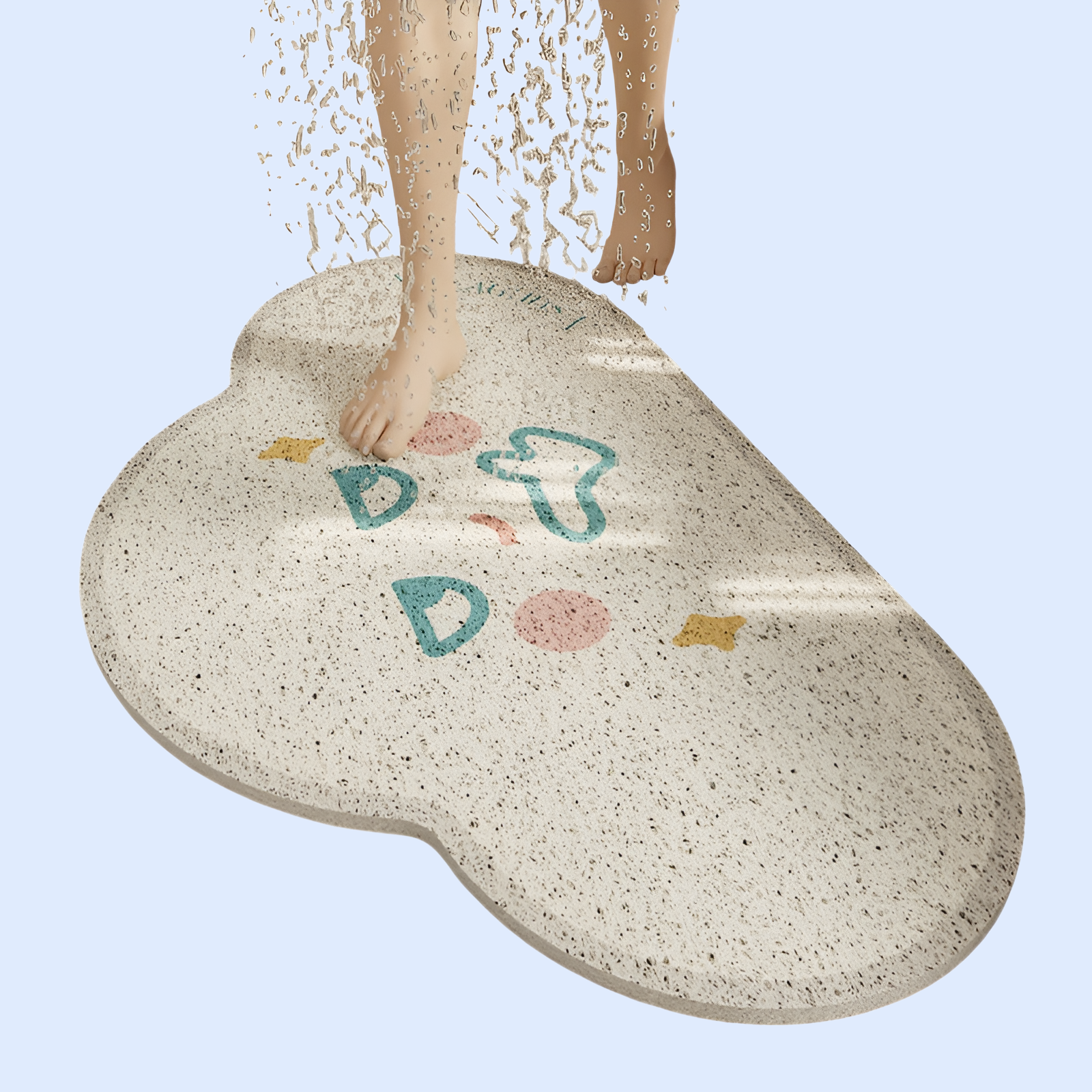 シンプルな家庭用浴室シルクリングフロアマットトイレフロアマットシャワー滑り止め中空フロアマット無料洗濯漏れバスルームマット