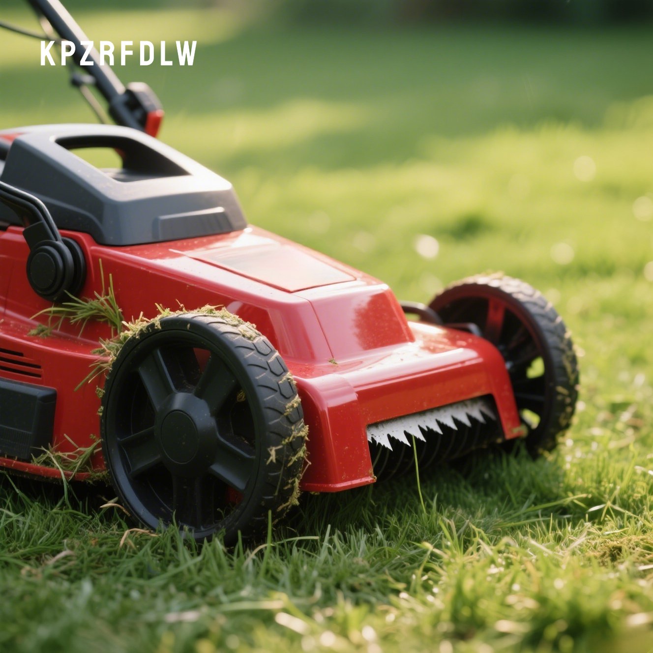 コードレス設計の充電式芝刈り機