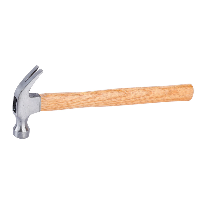 나무 프레임 클로 해머 다기능 고탄소강 가정용 끌 지반 공학 건설 도구 망치 끌 머리