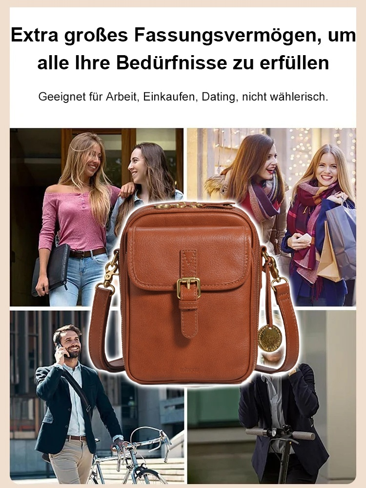 【2.0L15-Steckplätze】RFID-Diebstahlsicherung kleine Umhängetasche