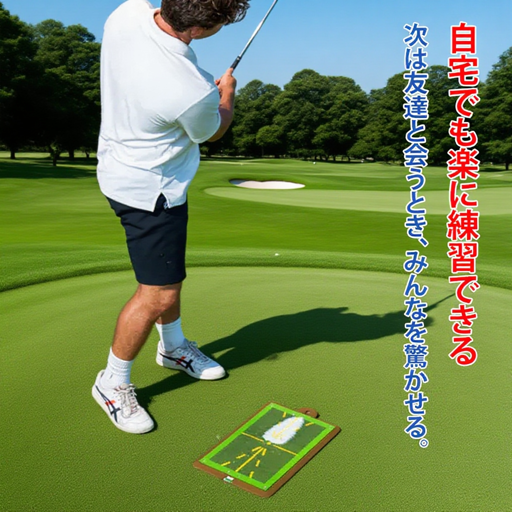 練習用ゴルフマット