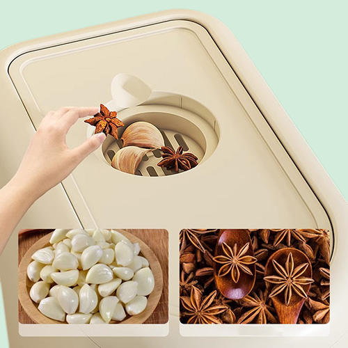 가정용 압착식 대용량 밀가루 수납통 밀폐방충방습장미통 자동 쌀통