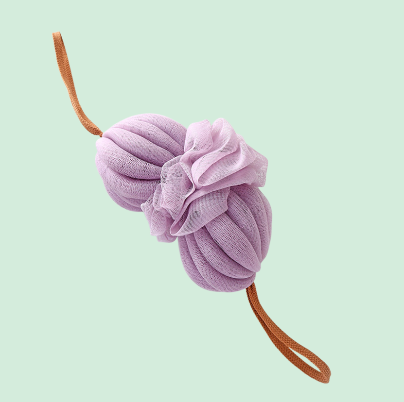 Soft Stretchable Shower Balls Bath Back Rub Bath Flower Bath Towel Bath Scrubs