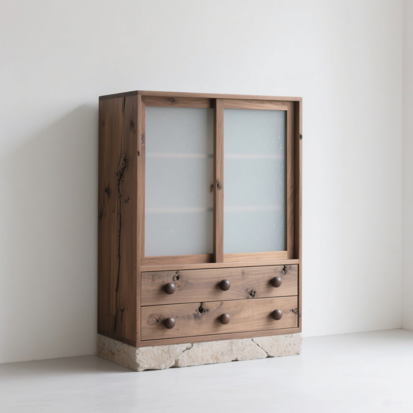 Armario de almacenamiento y estantería para sala de estar con puertas, para colocar junto a la pared