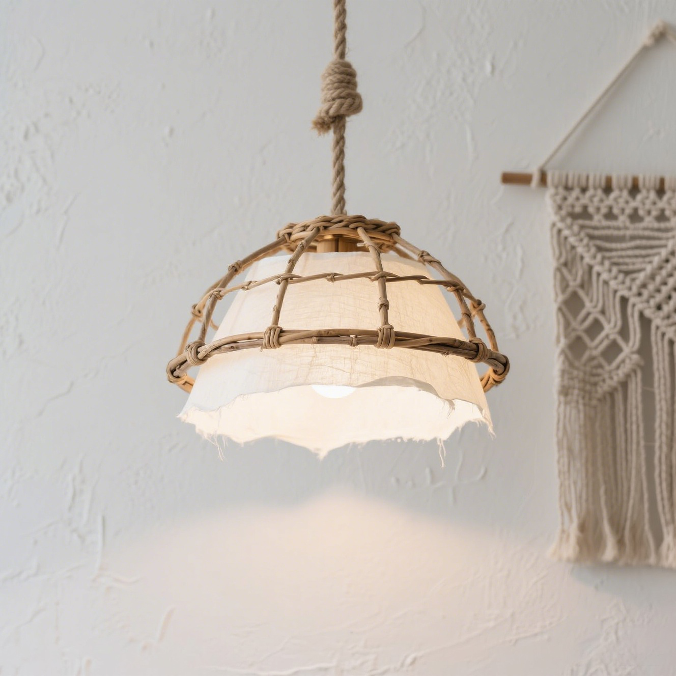 Lámpara colgante moderna minimalista para cabecera de cama