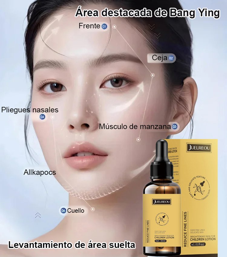 Suero antiedad reafirmante para una piel juvenil