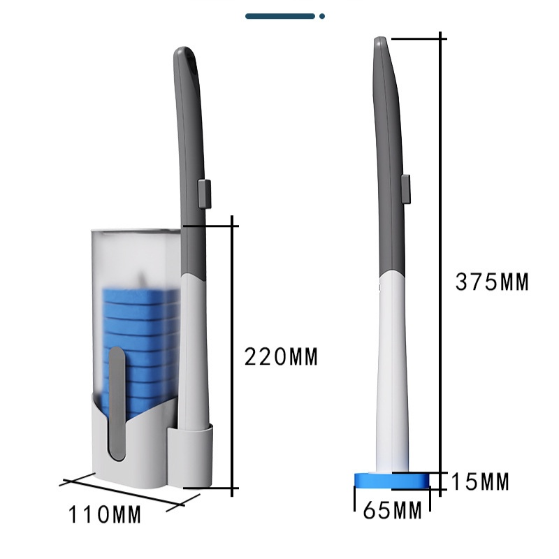 일회용 청소 변기 브러쉬