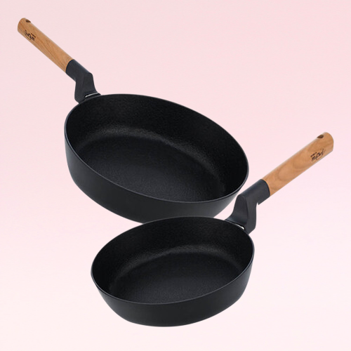 선물세트 냄비 라오티 헬스 웍 프라이팬 수프 냄비 프라이팬 프라이팬 5종 무연 노스틱 세트