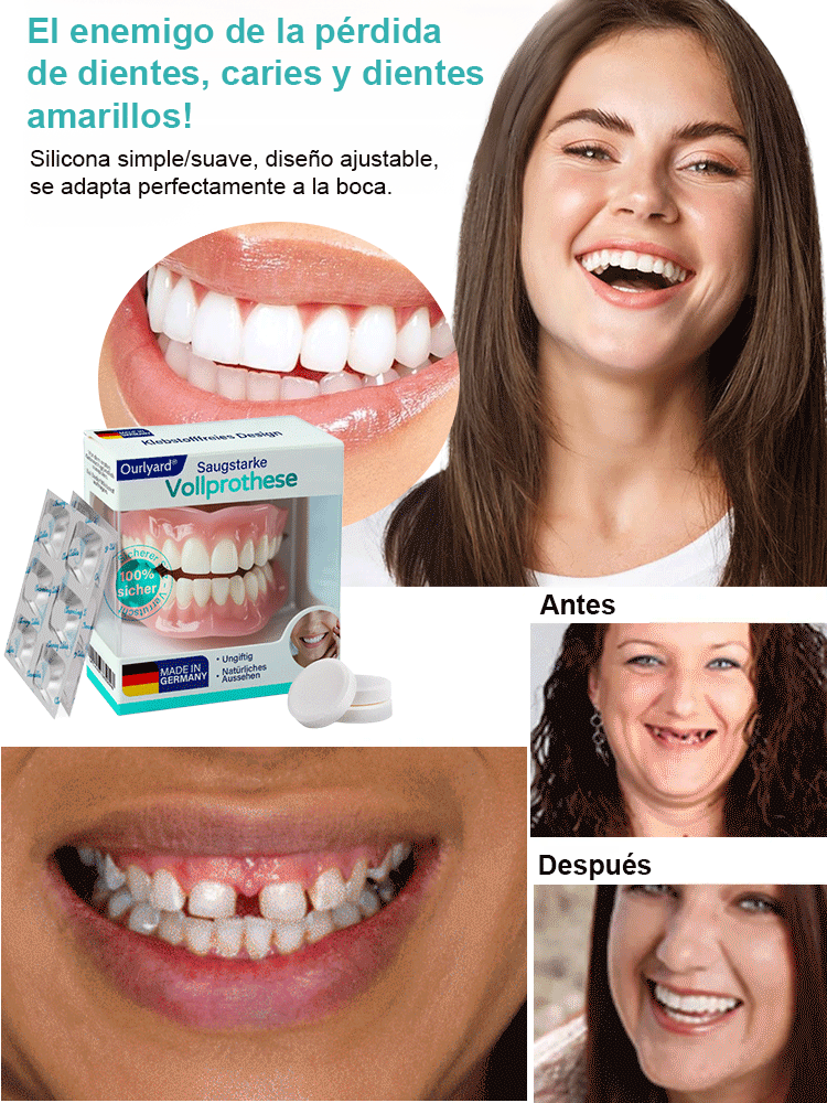 【Nowe odkrycie brytyjskich naukowców】Proteza zębowa z silikonu