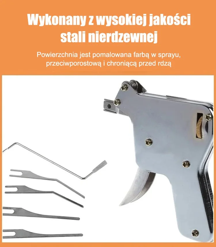 Ergonomiczne uchwyty narzędzi do otwierania zamków