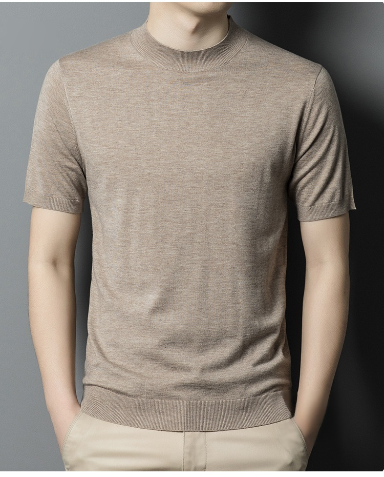 남성용 베이직 프리미엄 반팔 티셔츠