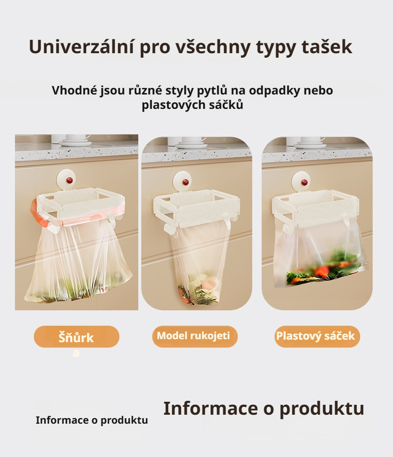 Odolný materiál přísavkové skládací police