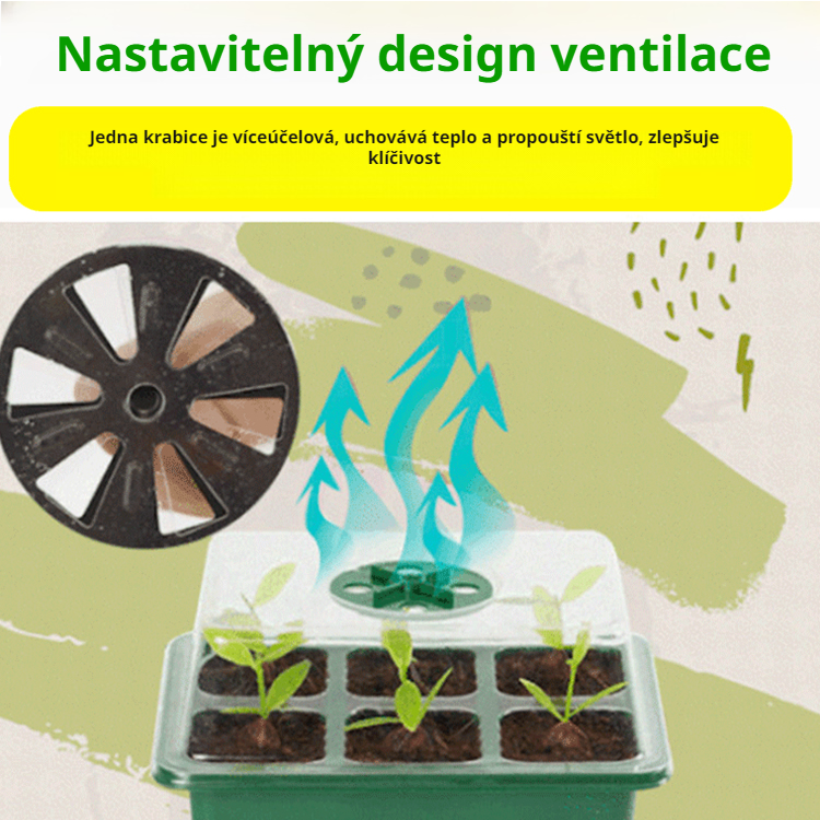  Květináč na sazenice s osvětlením