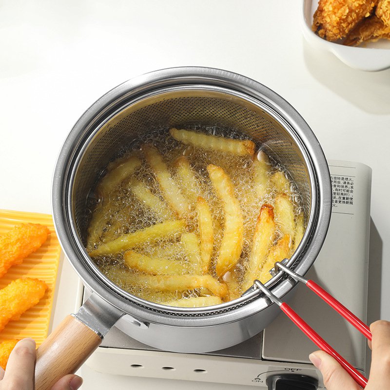 Multifunkční pánev z nerezové oceli s filtrem