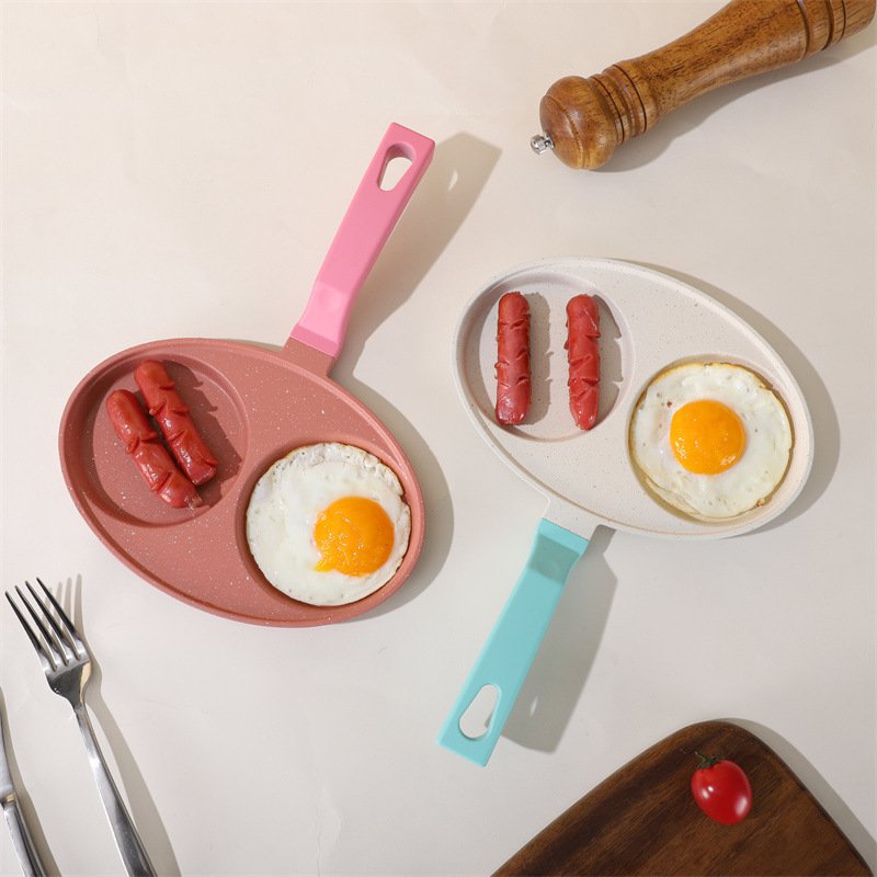 Nepřilnavá pánev z lékařského kamene na snídani