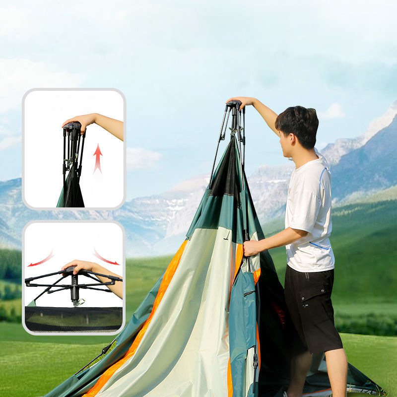 Skládací přenosný plně automatický stan odolný proti dešti pro venkovní použití