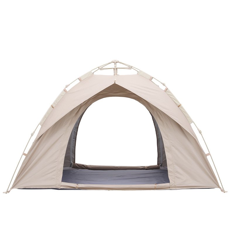 Stan na venkovní kempování v barvě khaki