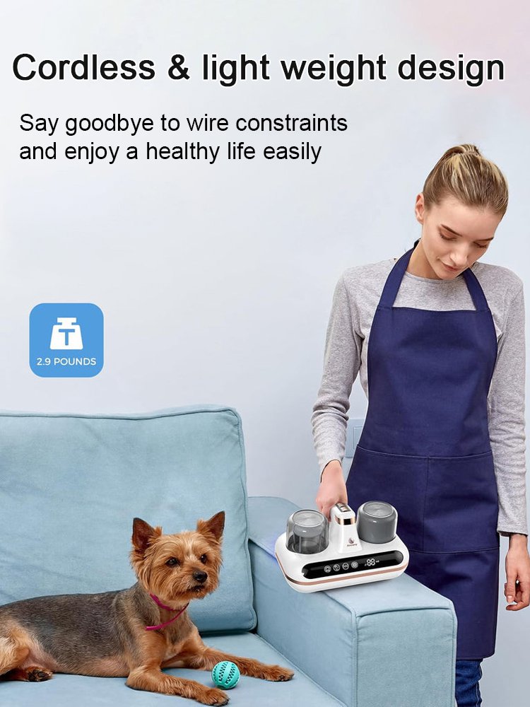 Humidity display double tap mite removal artifact