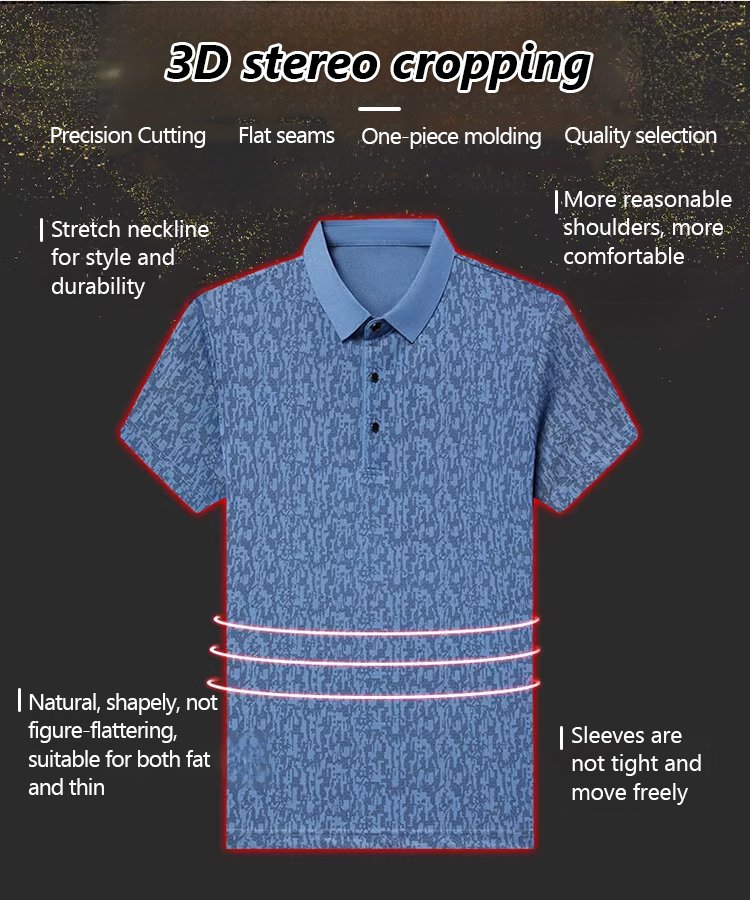 Summer men's solid color fashionable and comfortable short sleeves