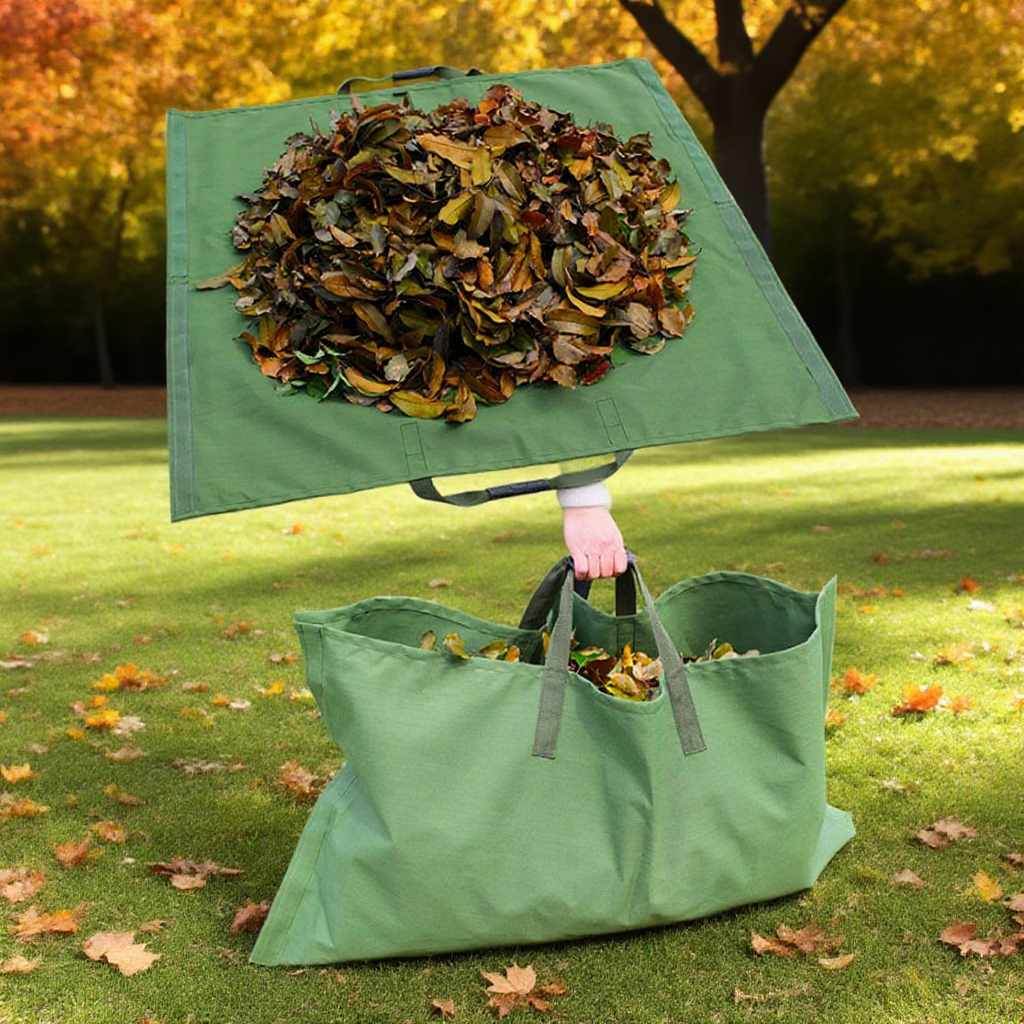 Große 2-in-1 Garten Aufbewahrungstasche für Laub und Zweige