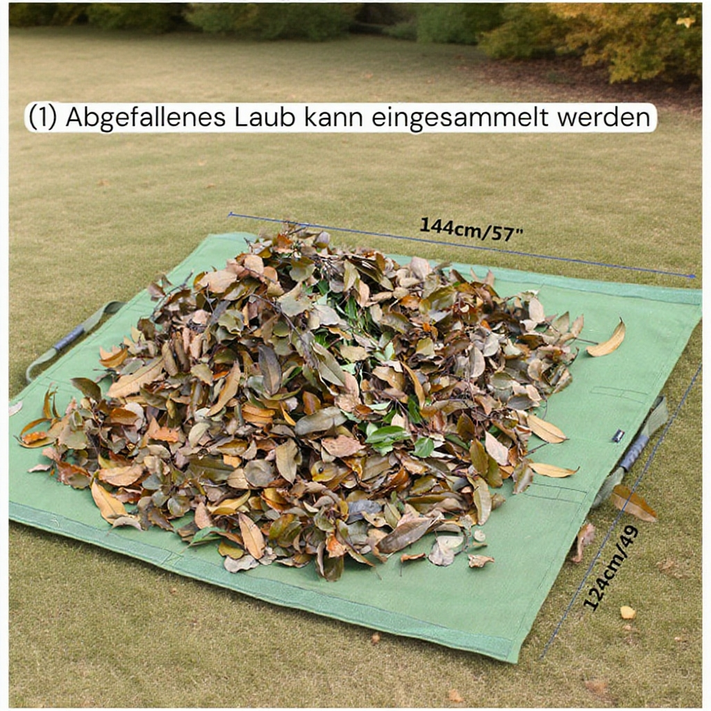 Robuste Unkraut Sammelmatte für den Garten