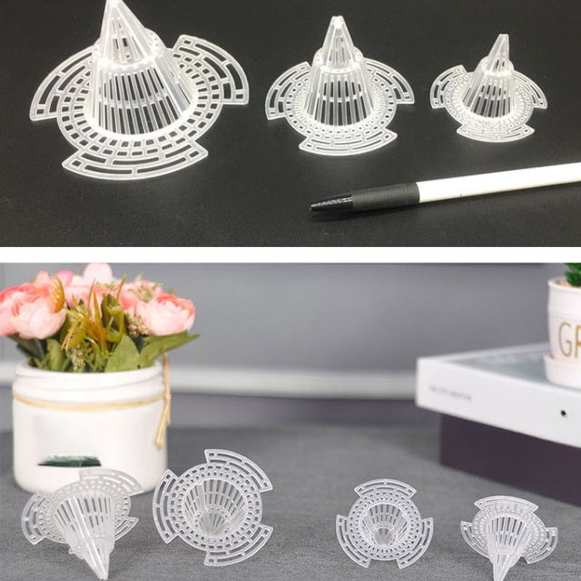 Maceta tridimensional con filtro en la base