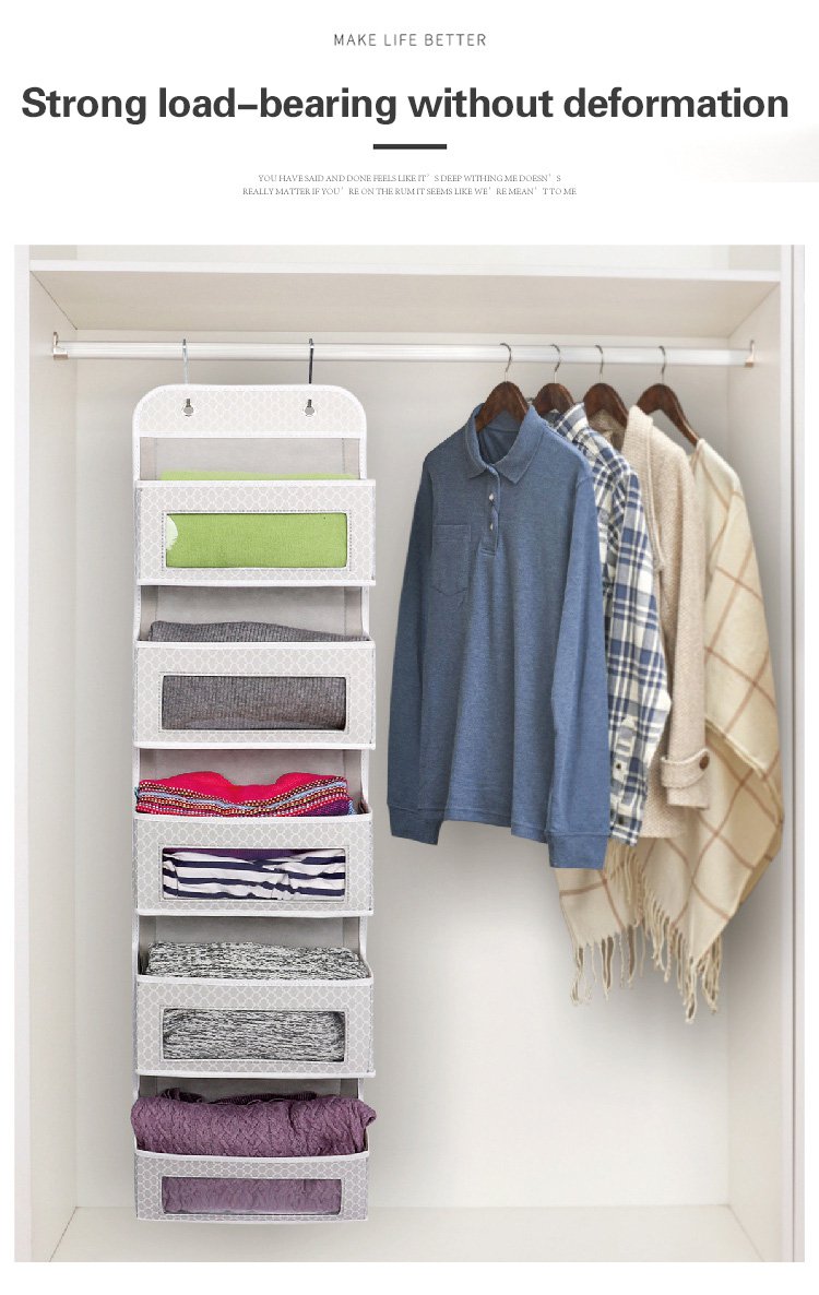 Over the door hanging storage bag