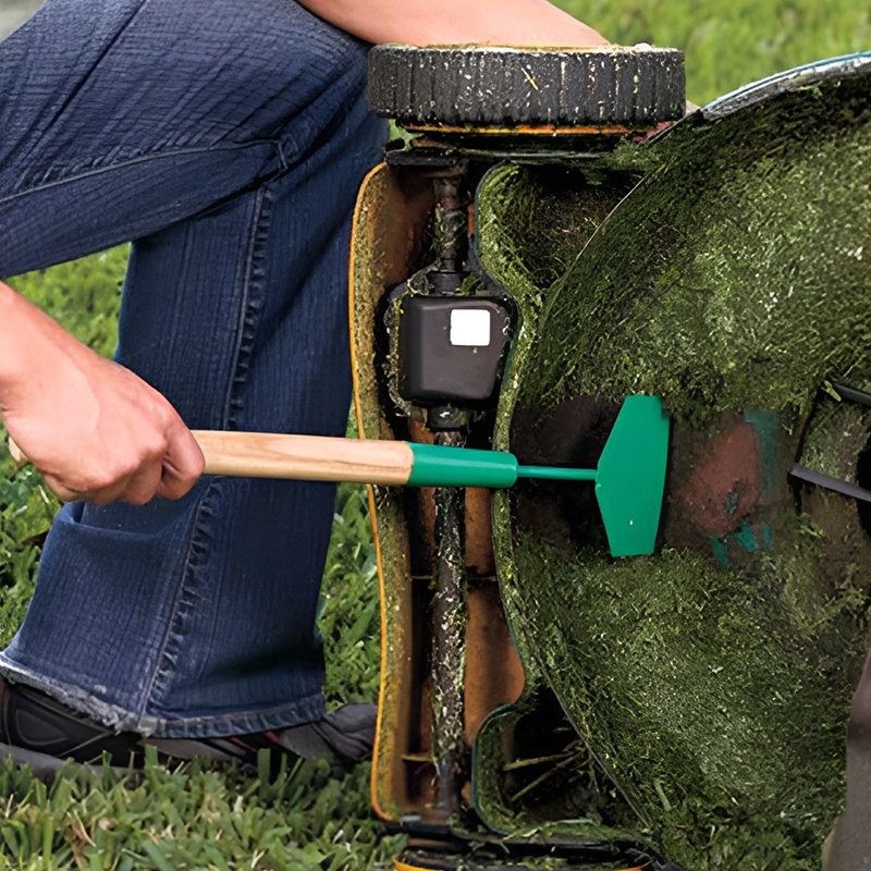 園芸用具 芝刈り機用ブレードクリーナー 庭掃除用スクレーパー 剪定ナイフ 園芸用具