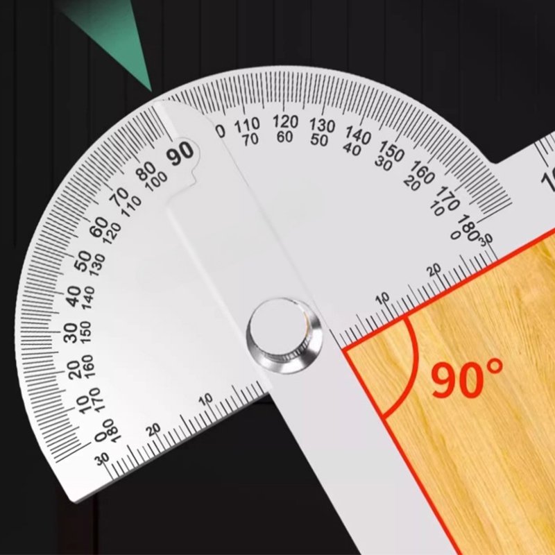 【Tragbar und präzise】Edelstahl-Einarmwinkelmesser
