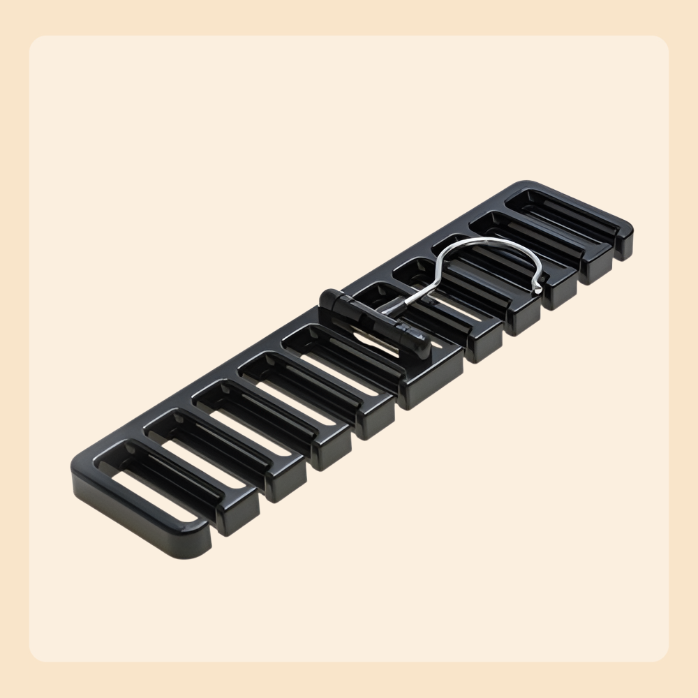  Domácí úložný stojan na pásky a šátky, otočný 