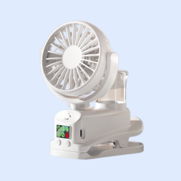 噴霧清涼桌上型夾子風扇